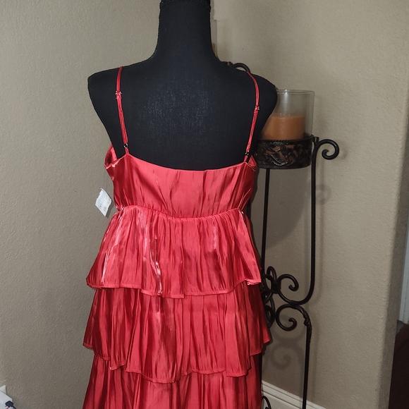 The‎ Impeccable Pig Vibrant Red Dress - Picture 2 of 5